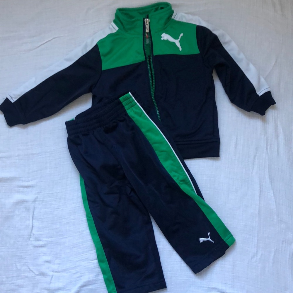 Toddler Puma sweatsuit, size 12m